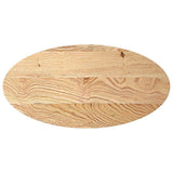 Vidaxl tafelblad 100x50x4 cm ovaal massief eikenhout