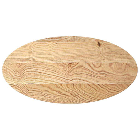 Vidaxl tafelblad 100x50x4 cm ovaal massief eikenhout