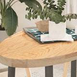 Vidaxl tafelblad 100x50x4 cm ovaal massief eikenhout