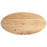 Vidaxl tafelblad 120x60x4 cm ovaal massief eikenhout