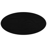 Vidaxl tafelblad 80x40x4 cm ovaal massief eikenhout donkerbruin