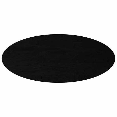 Vidaxl tafelblad 140x60x4 cm ovaal massief eikenhout donkerbruin