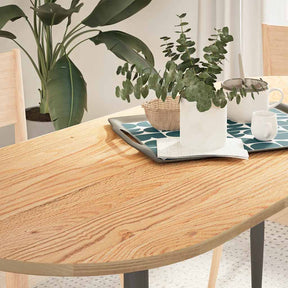 Vidaxl tafelblad 140x60x2 cm ovaal massief eikenhout