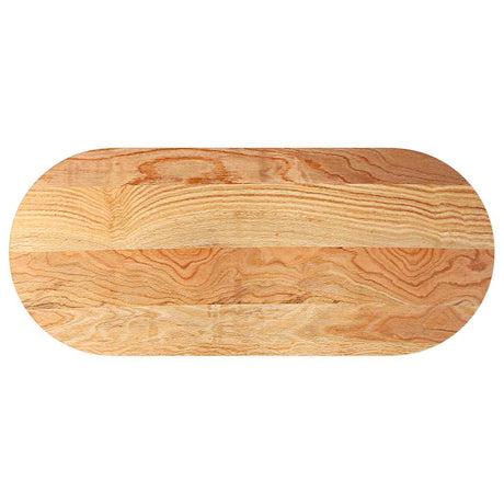 Vidaxl tafelblad 140x60x2 cm ovaal massief eikenhout lichtbruin