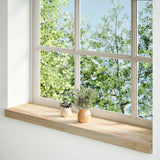 Vidaxl Window Sills 2 ST NON Traité de chêne solide 80x20x2 cm