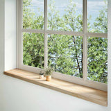 Vidaxl vensterbanken 2 st onbehandeld 160x25x2 cm massief eikenhout