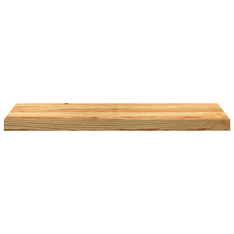 Vidaxl vensterbanken 2 st 80x25x2 cm massief eikenhout lichtbruin