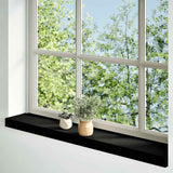 Vidaxl Windows Sills 2 szt. 90x15x2 cm lity dębowe ciemnobrązowe