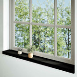 Vidaxl Window Sills 2 PCS 160x15x2 cm solid eg mørkebrun