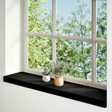 Vidaxl Window Sills 2 St 70x20x2 cm Solid eik mørkebrun