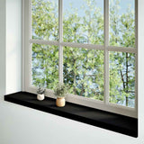 Vidaxl Windows Sills 2 szt. 110x20x2 cm lite drewno drewniane ciemnobrązowe