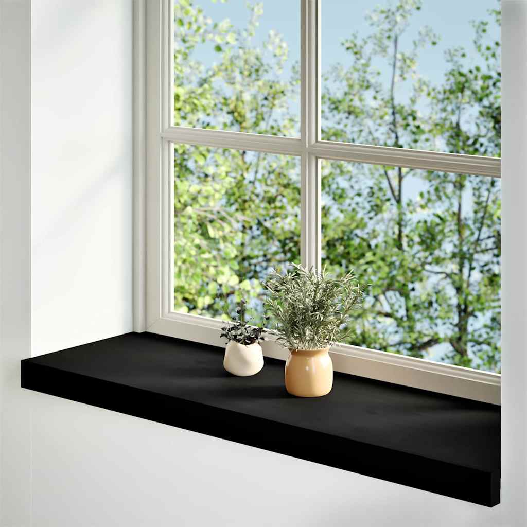 Vidaxl Window Sills 2 PCS 90x25x2 cm Solid eik mørkebrun