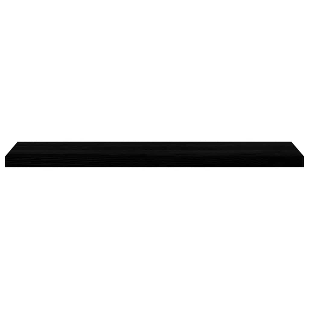 Vidaxl vensterbanken 2 st 110x25x2 cm massief eikenhout bruin-zwart