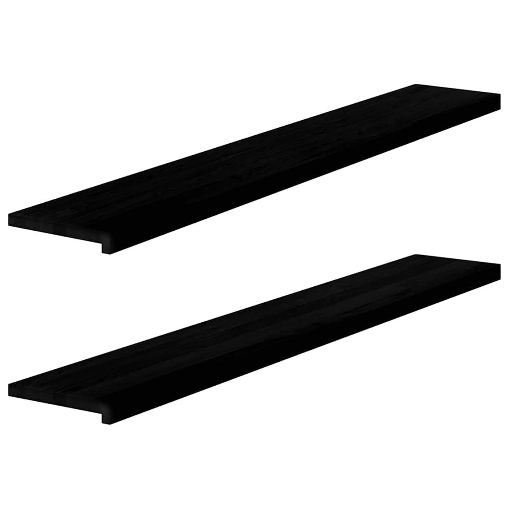 Vidaxl Window Sills 2 PCS 160x25x2 cm solid eg mørkebrun