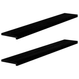 Vidaxl Window Sills 2 PCS 160x25x2 cm solid eg mørkebrun