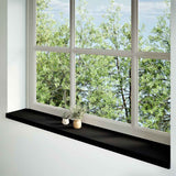 Vidaxl Windows Sills 2 szt. 160x25x2 cm lity dębowe ciemnobrązowe