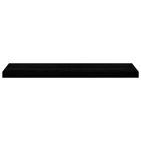 Vidaxl vensterbanken 2 st 90x30x2 cm massief eikenhout bruin-zwart