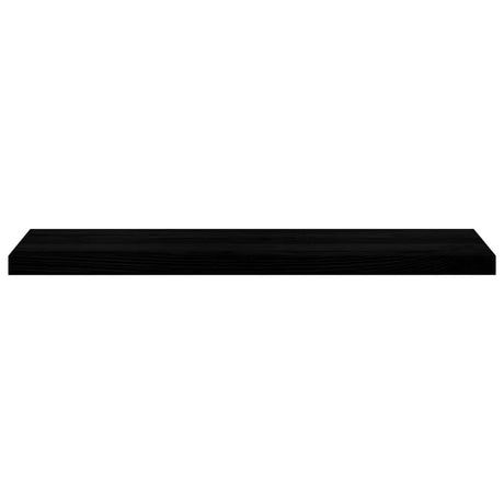 Vidaxl vensterbanken 2 st 100x30x2 cm massief eikenhout bruin-zwart