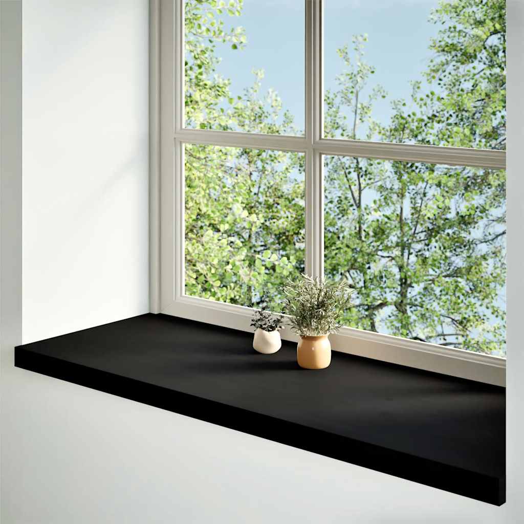 Vidaxl Fenster Dills 2 PCS 110x402 cm SolT Okwoll donkelbrong