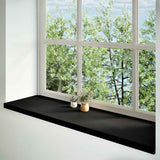 VidaXL window sills 2 pcs 140x40x2 cm solid oak wood dark brown