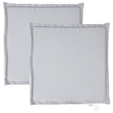 Vidaxl tuinzitkussens 2 st vierkant 45x45x2 cm lichtgrijs