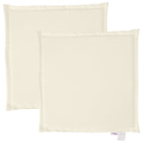 Vidaxl tuinzitkussens 2 st vierkant 45x45x2 cm crèmekleurig