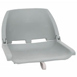 Vidaxl Juego de asiento de bote de 2 piezas plegable 48x51x41 cm de gris