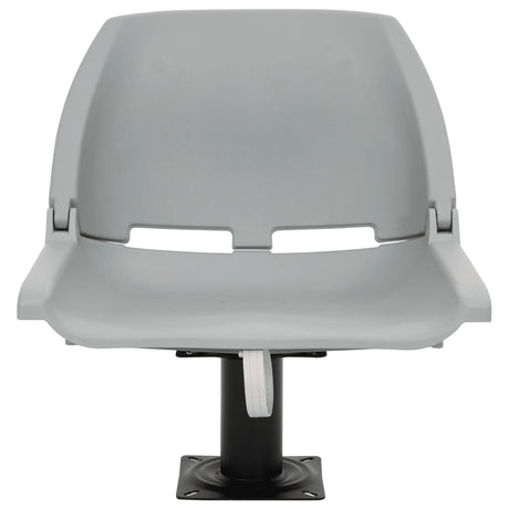 Vidaxl 2-delige bootstoelenset inklapbaar 48x51x41 cm grijs