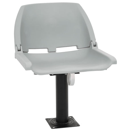 Vidaxl 2-delige bootstoelenset inklapbaar 48x51x41 cm grijs