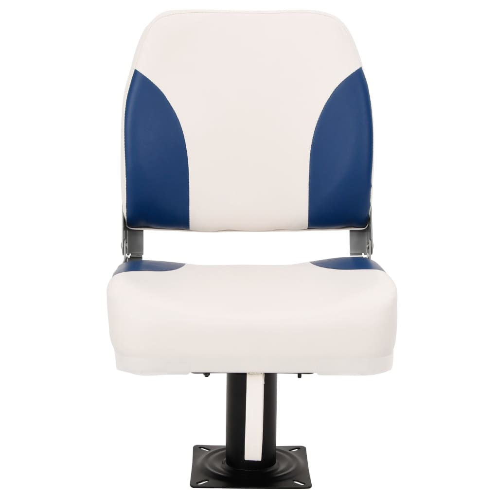 Vidaxl 2-piece boat seat set Foldable 41x36x48 cm blue and white