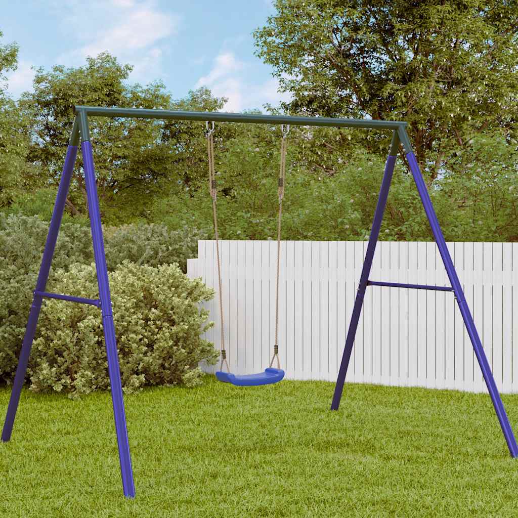 Vidaxl Swing Seat for Children 1-Person justerbar taublått