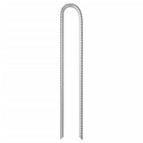 Vidaxl tentharingen 12 st u-vormig ø10 mm 37 cm gegalvaniseerd staal