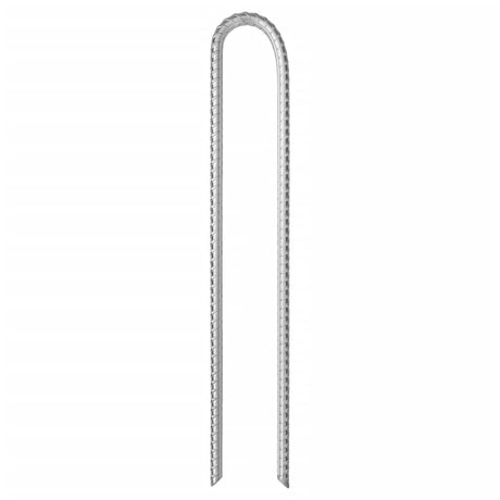 Vidaxl tentharingen 12 st u-vormig ø10 mm 37 cm gegalvaniseerd staal