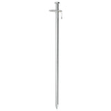 Vidaxl tentharingen 24 st 8 mm 30 cm gegalvaniseerd staal