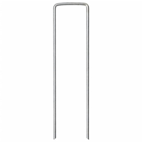 Vidaxl grondharingen 50 st u-vormig 15x3,5 cm gegalvaniseerd staal