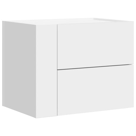 Vidaxl nachtkastje wandgemonteerd 45x30x35 cm wit