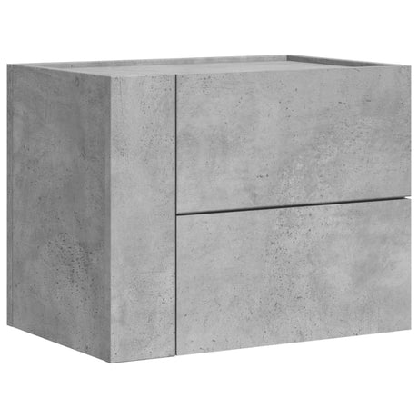 Vidaxl nachtkastje wandgemonteerd 45x30x35 cm betongrijs