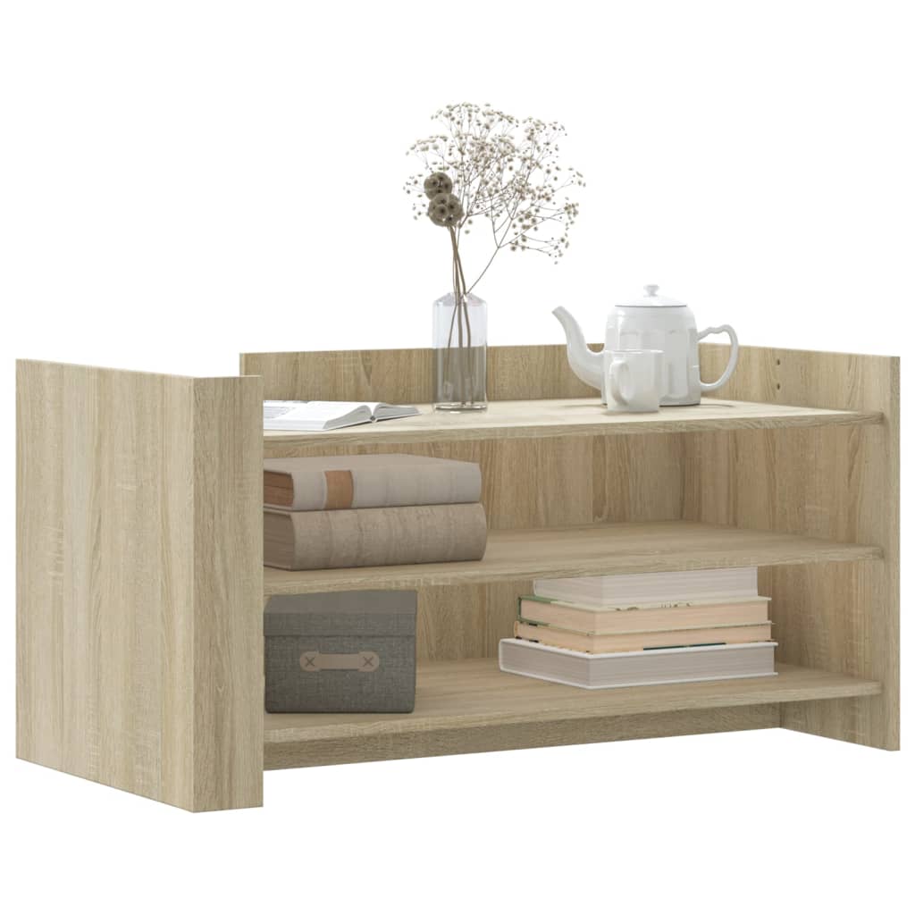 Vidaxl salontafel 100x50x50 cm bewerkt hout sonoma eikenkleurig