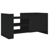 Vidaxl tv-meubel 80x35x40 cm bewerkt hout zwart