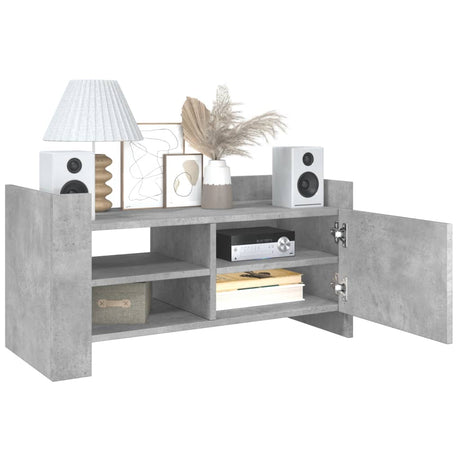 Vidaxl tv-meubel 80x35x40 cm bewerkt hout betongrijs