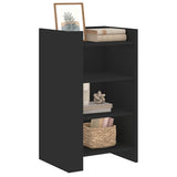 Vidaxl dressoir 45x35x75 cm bewerkt hout zwart
