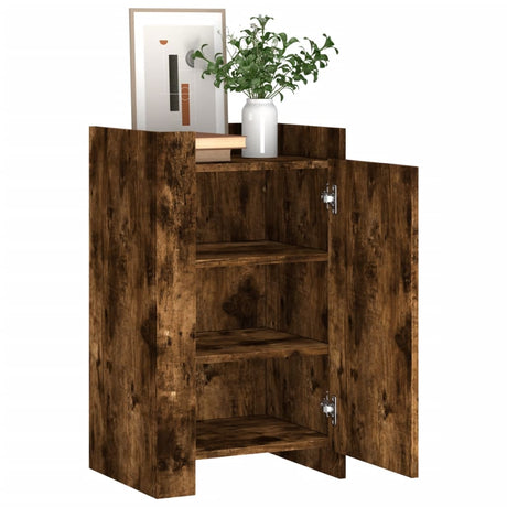 Vidaxl dressoir 45x35x75 cm bewerkt hout gerookt eikenkleurig