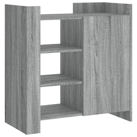 Vidaxl dressoir 73,5x35x75 cm bewerkt hout grijs sonoma eikenkleurig