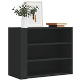 Vidaxl wandkast 75x35x60 cm bewerkt hout zwart