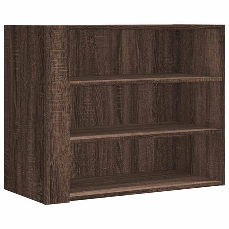 Vidaxl wandkast 75x35x60 cm bewerkt hout bruin eikenkleurig