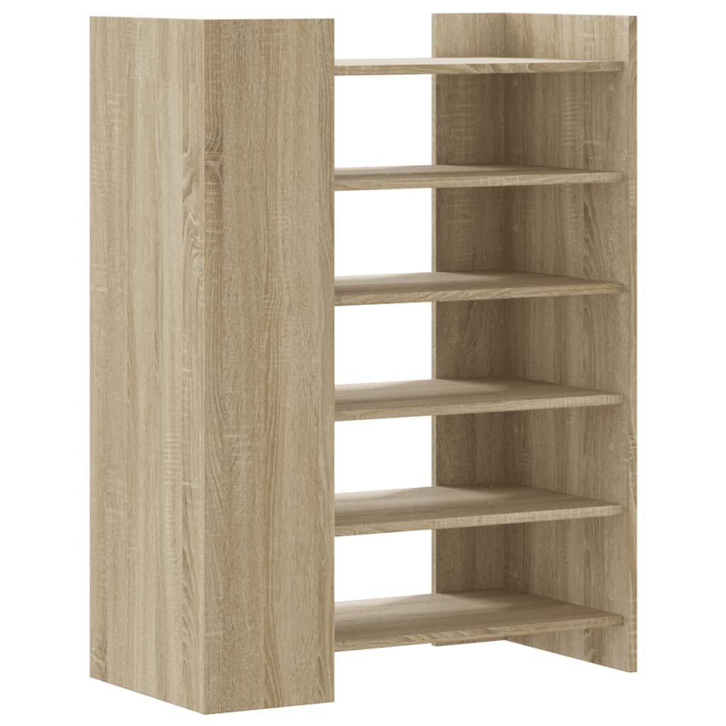 VidaXL shoe cabinet 74.5x37.5x100 cm processed wood sonoma oak colored