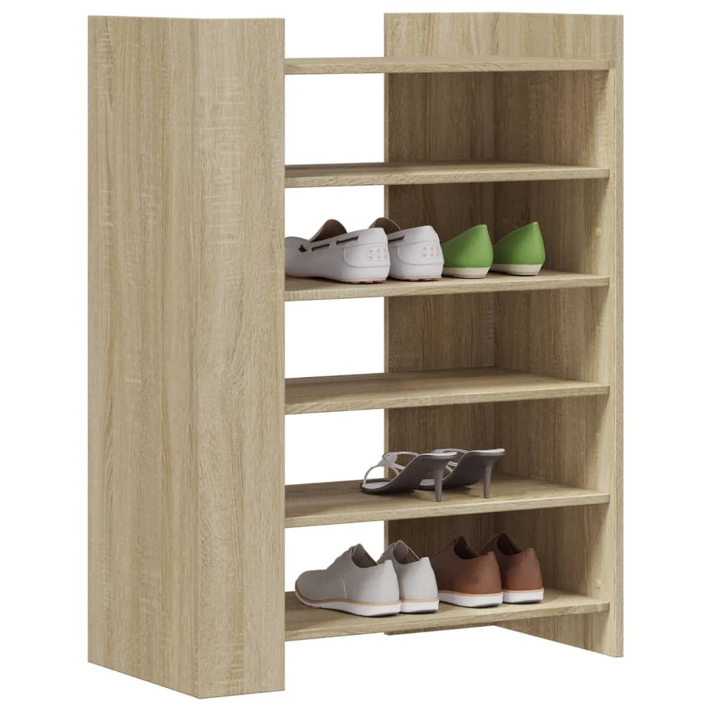 Armoire à chaussures Vidaxl 74.5x37.5x100 cm Bois de chêne sonoma