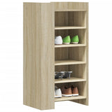 Vidaxl Cabinet da scarpe 52x37.5x100 cm Proprietà in legno Oak colorato