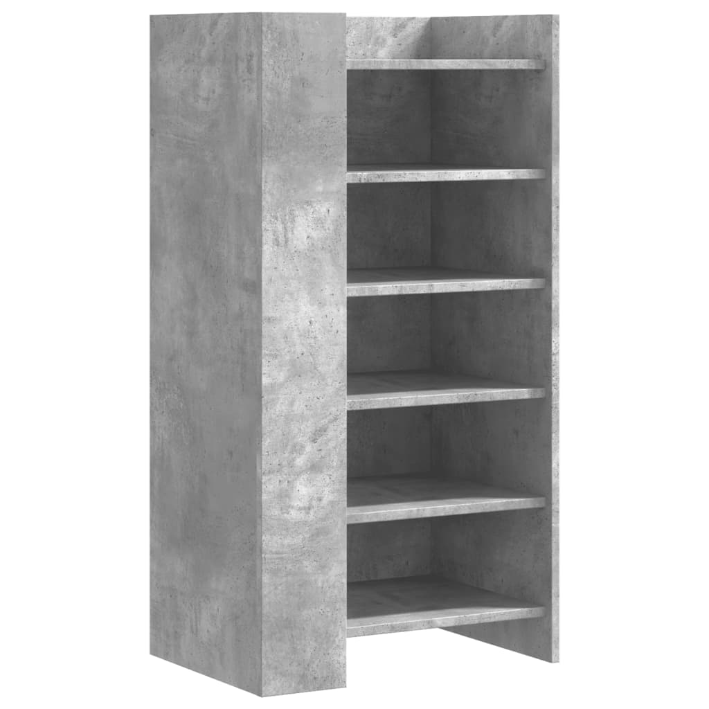 Gabinete de zapatos Vidaxl 52x37.5x100 cm Precio de concreto de madera editada