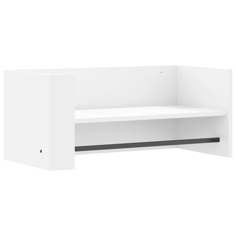 Vidaxl wandschap 70,5x35x30,5 cm bewerkt hout wit